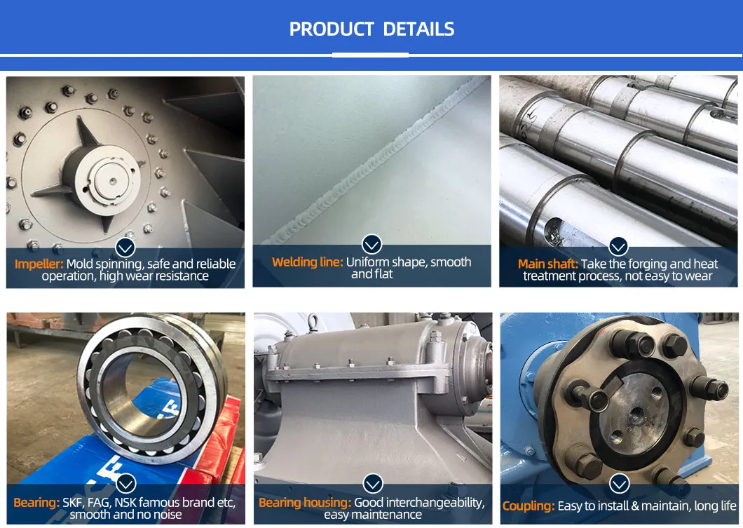 5-12 serie forno ad arco elettrico di depurazione dei gas di scarico ventola centrifuga ventola a scarico indotta 1