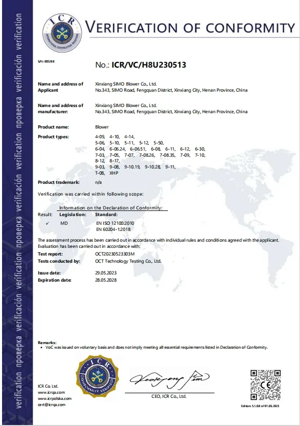 5-12 serie forno ad arco elettrico di depurazione dei gas di scarico ventola centrifuga ventola a scarico indotta 10
