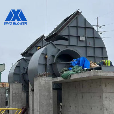 Grande acciaio al carbonio resistente ad alta velocità dei ventilatori centrifughi