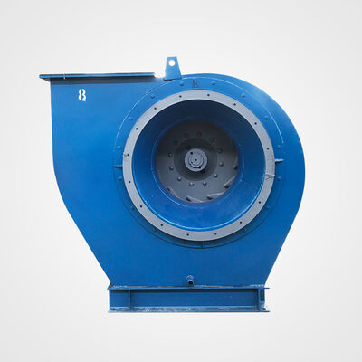 qualità Ventilatore centrifugale industriale con lame di spinta resistenti all'usura per l'estrazione di gas di combustione ad alta temperatura e progettazione della lama di spinta retrograda Fabbrica